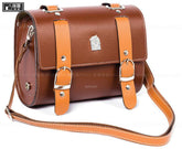 INPHIC-復古車 哈雷車 自行車包 馬鞍包 機車包 側包 車尾包 咖啡色-IDMA004104A